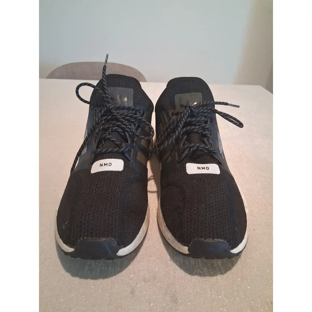 adidas NMD R1 V2 Core Black White Men's Size 14 Sneakers FV9021 Running Shoes